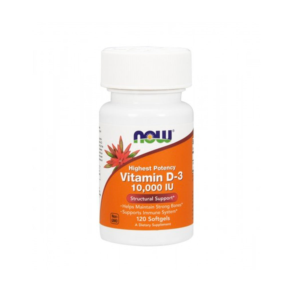 Suplemento Vitamina D3 10 000 UI Now