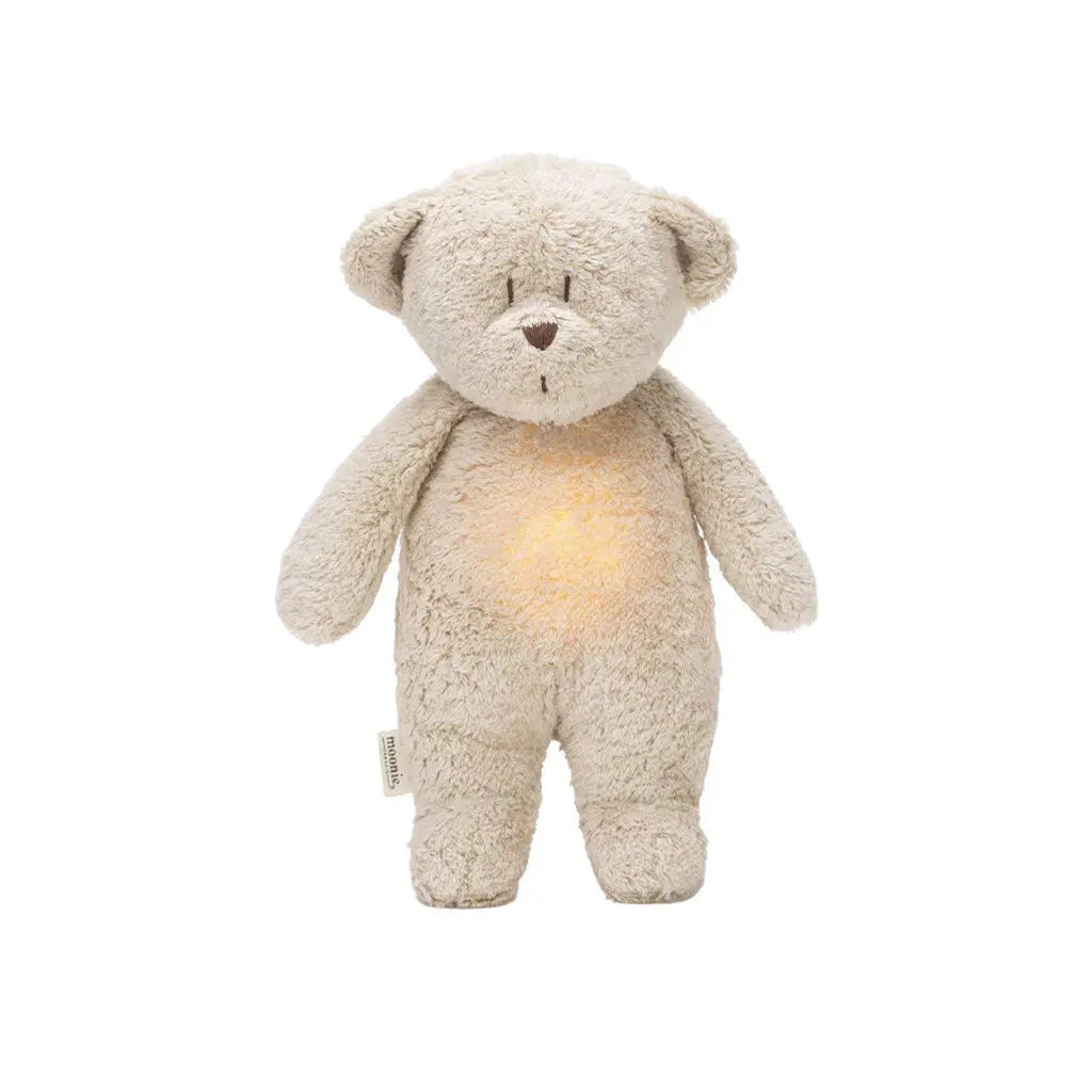 Moonie Peluche Ursinho Luz/Som Orgânico - Humming Bear Sand