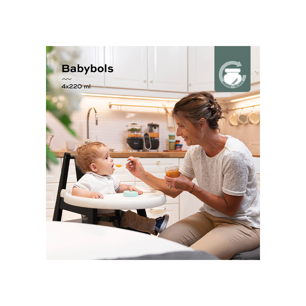 Babymoov Conjunto 4 Caixas Herméticas Vidro de 220ml - Love my Pharma