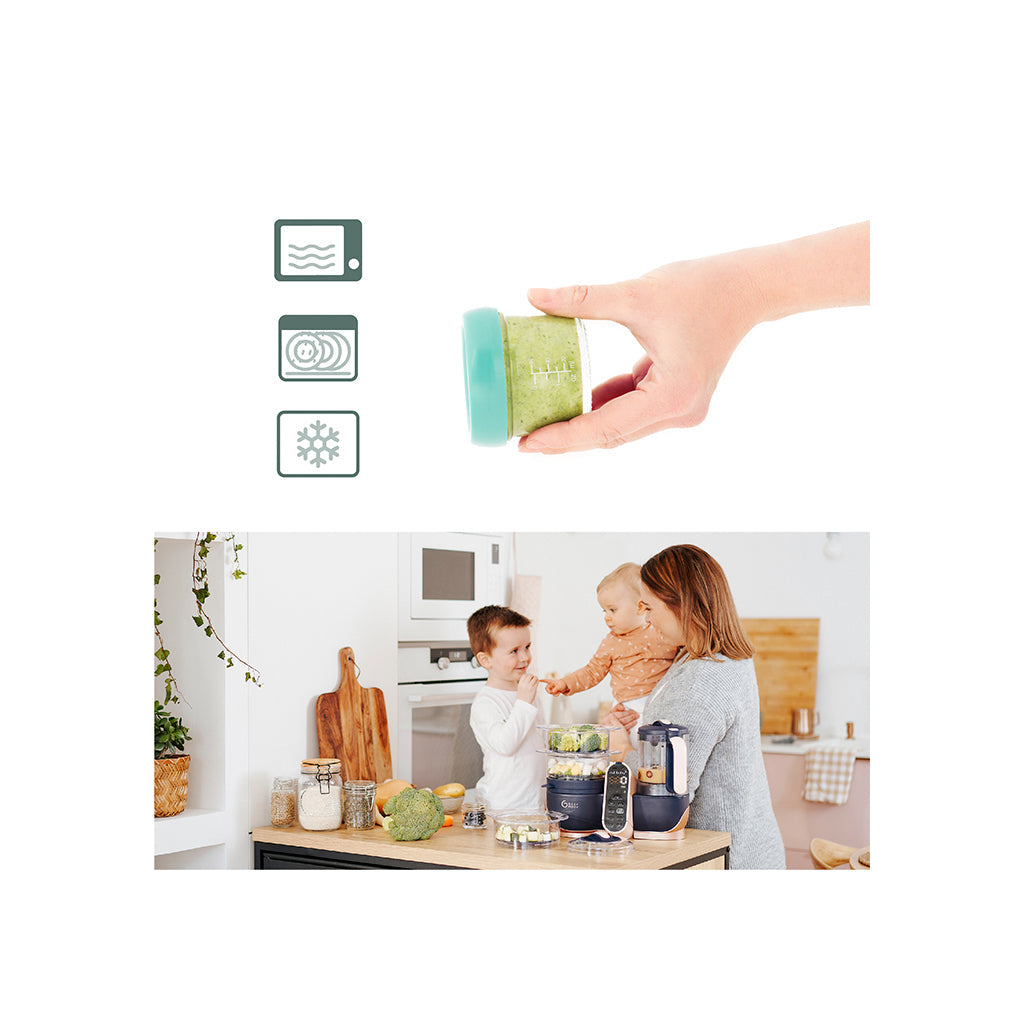 Conjunto 4 Caixas Herméticas Vidro de 220ml Babymoov