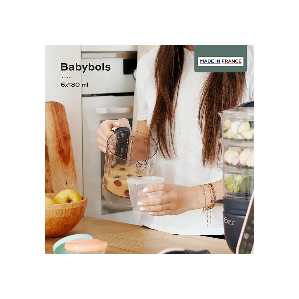 Babymoov Conjunto 6 Caixas Herméticas de 180ml