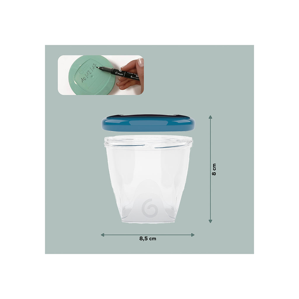 Babymoov Conjunto 6 Caixas Herméticas de 250ml