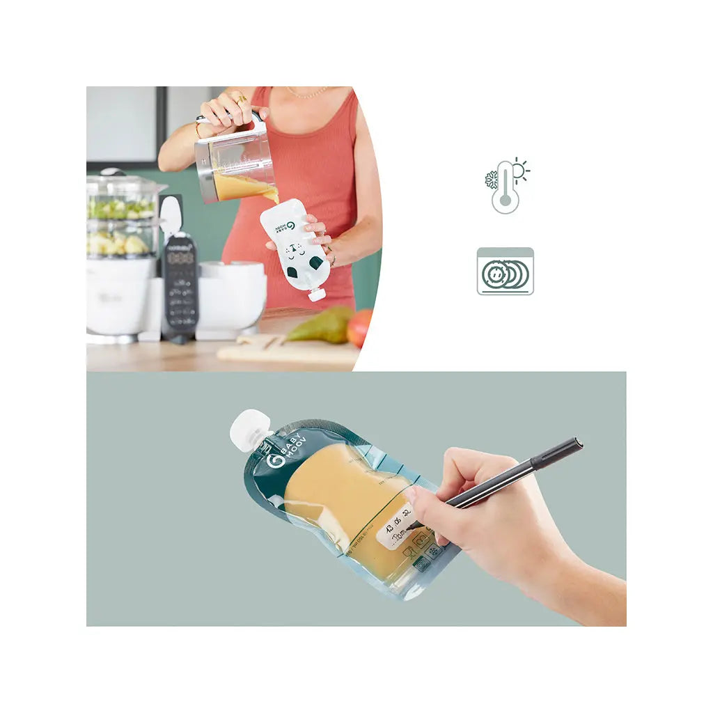 Babymoov Conjunto de Bolsas para Comida Reutilizáveis