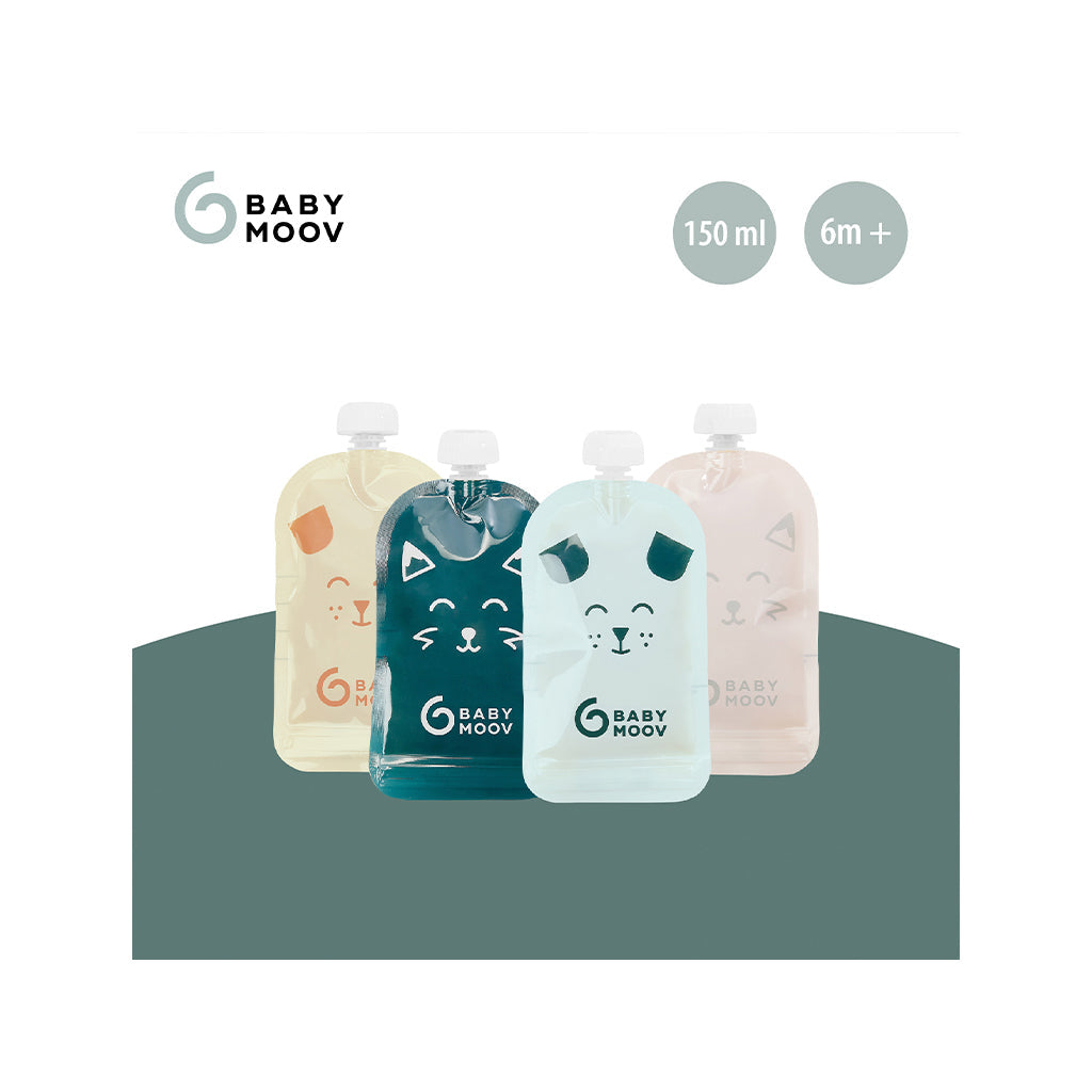 Conjunto de Bolsas para Comida Reutilizáveis Babymoov