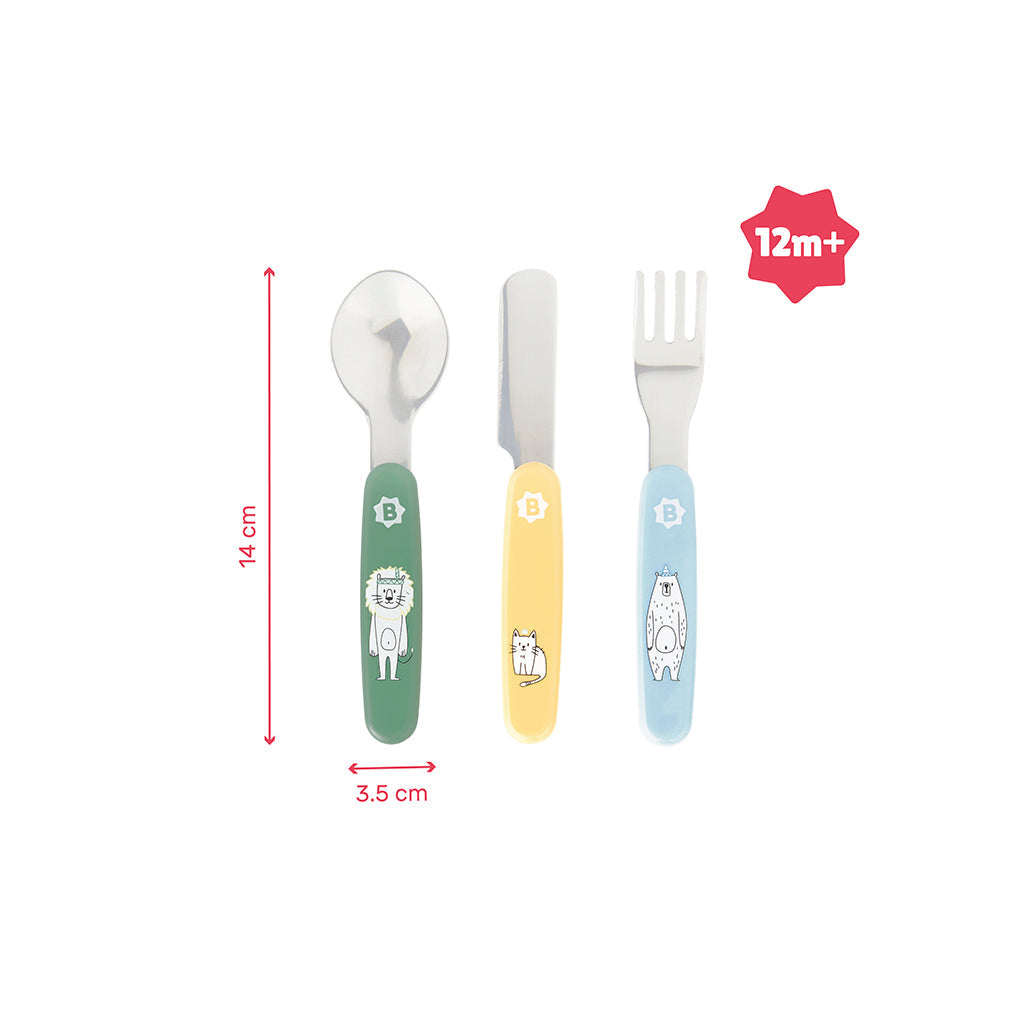 Conjunto de Talheres Metálicos Badabulle