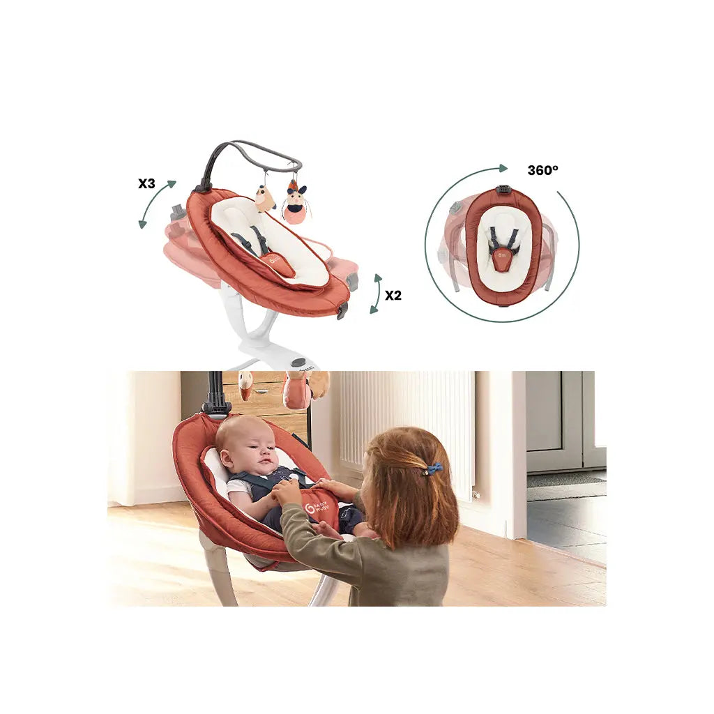 Babymoov Cadeira Baloiço Swoon Motion Terracota