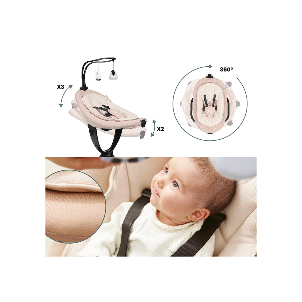 Babymoov Cadeira Baloiço Swoon Evolution Connect Mocca - Love my Pharma