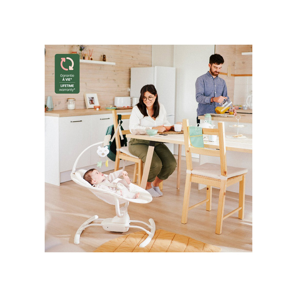 Cadeira Baloiço Lateral Creme Badabulle