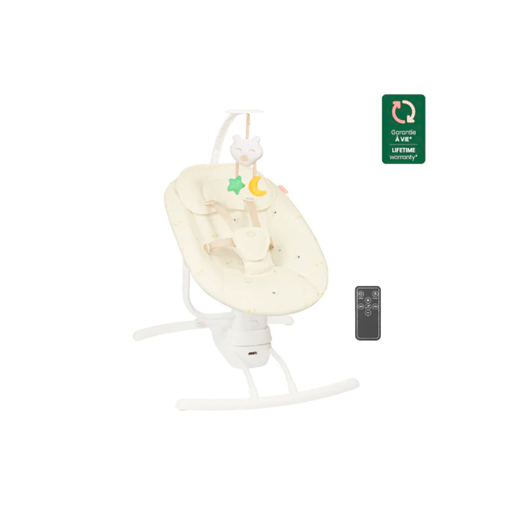 Cadeira Baloiço Lateral Creme Badabulle