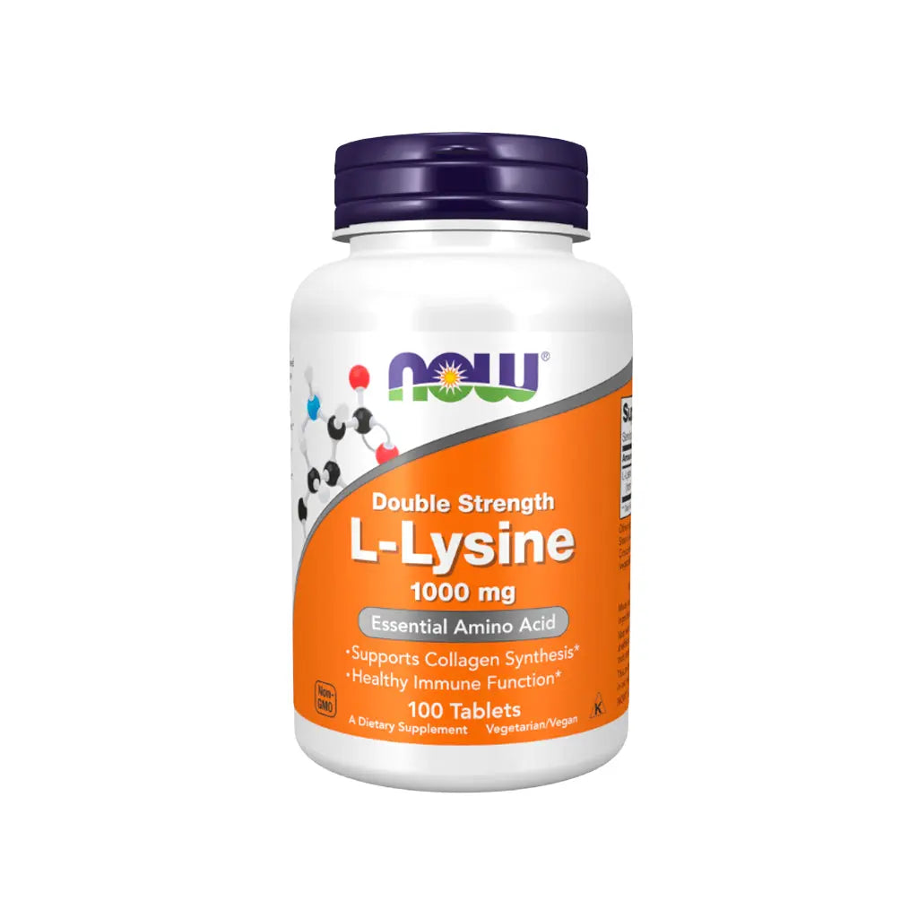Suplemento L-Lysina 1000mg Now
