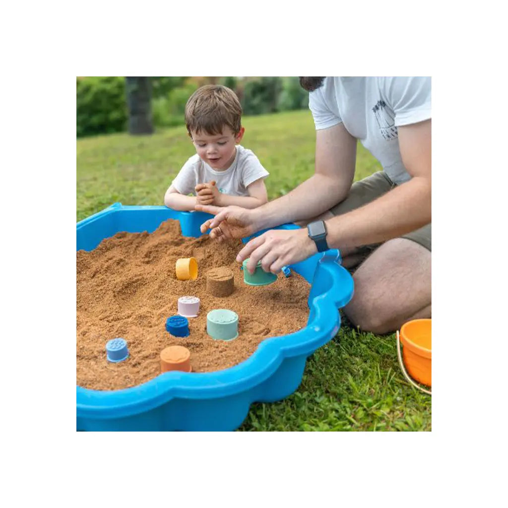 Badabulle Conjunto 7 Brinquedos Empilháveis em Silicone