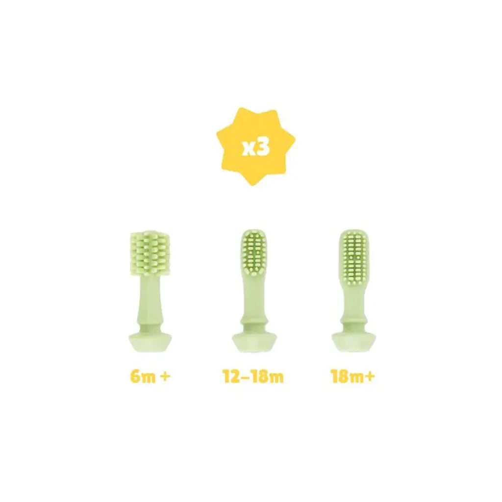Badabulle Escova de Dentes Evolutiva Silicone
