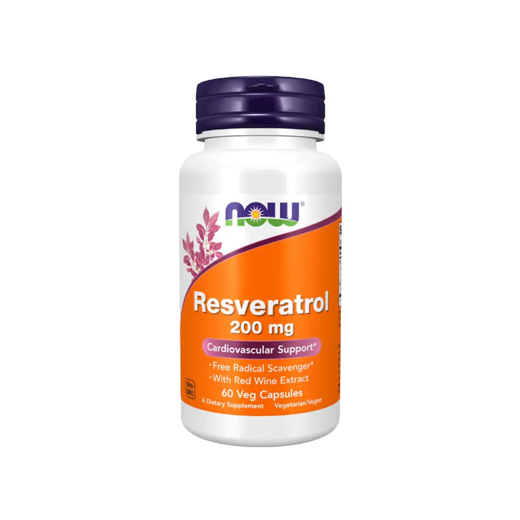 Now Suplemento Resveratrol 200 mg