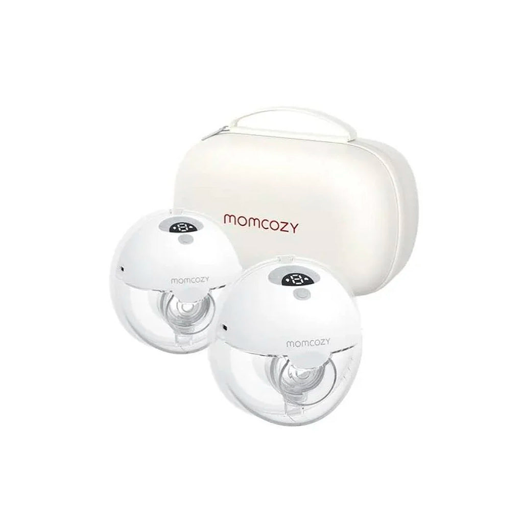 Bomba Extração Leite Dupla Cinza Momcozy