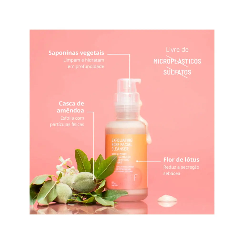 Exfoliating Rose Facial Cleanser Freshly Cosmetics