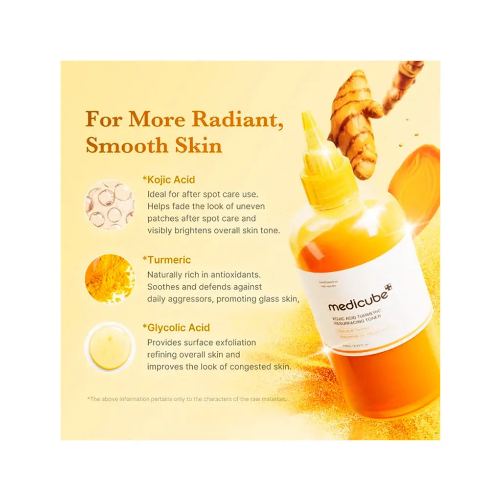 Medicube Medicube Kojic Acid Turmeric Resurfacing Toner | Love my Pharma