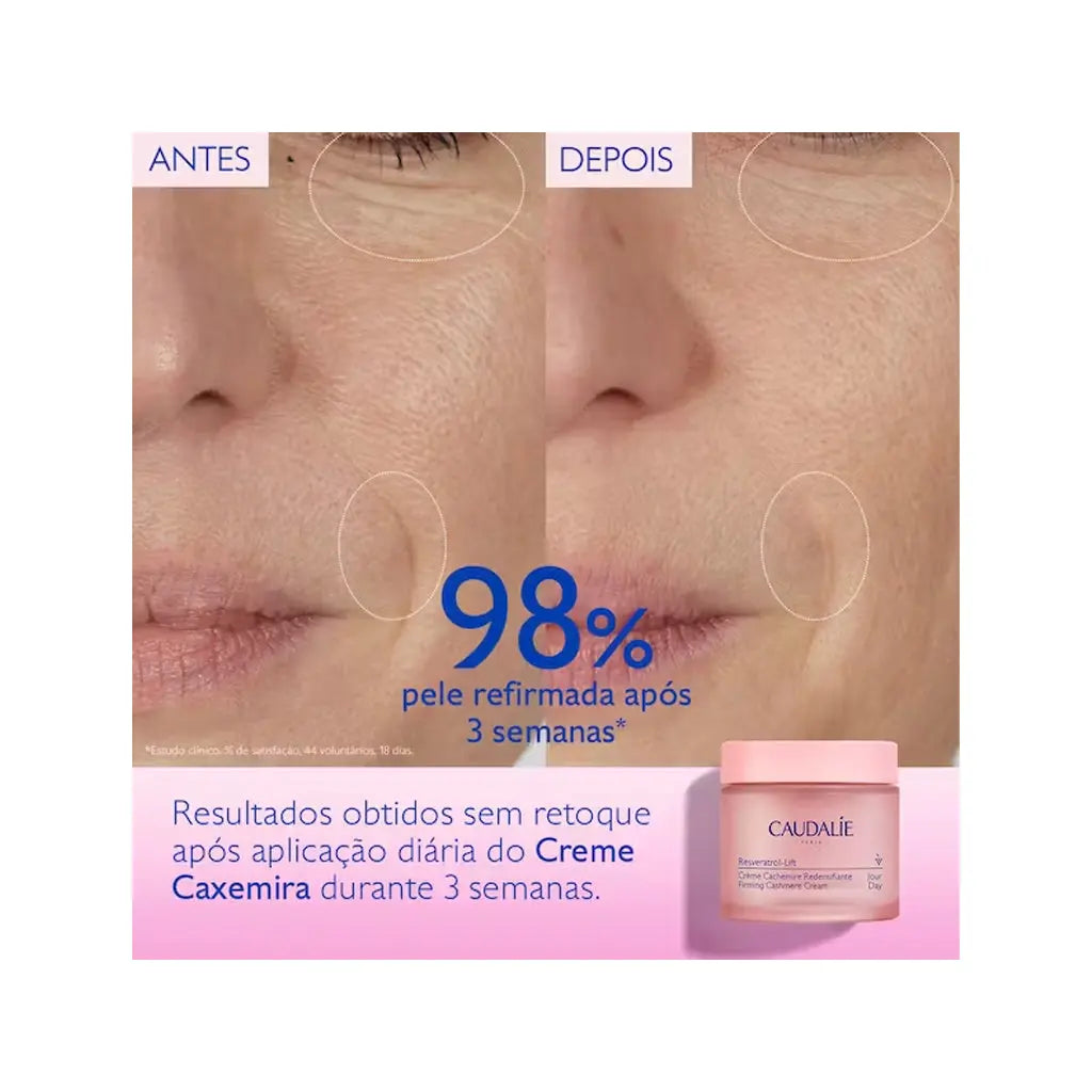 Caudalie Creme Caxemira Redensificador Resveratrol-Lift