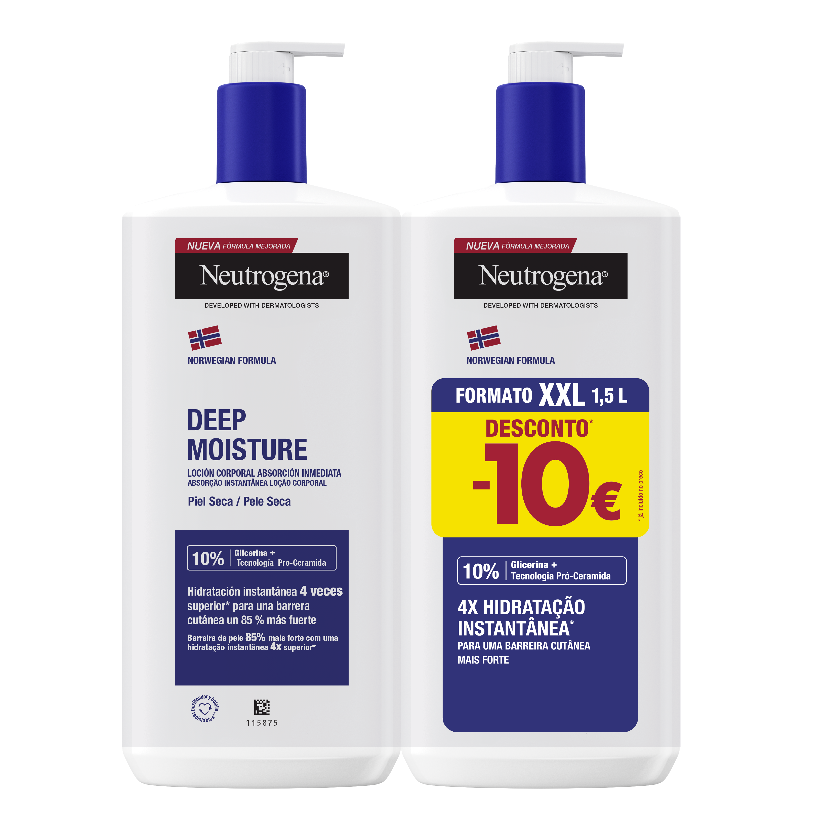 Neutrogena Loção Corporal Hidratação Profunda - Pack Promocional - Love my Pharma