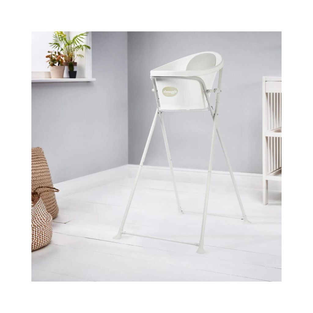 Shnuggle Banheira Ergonómica + Suporte Dobrável