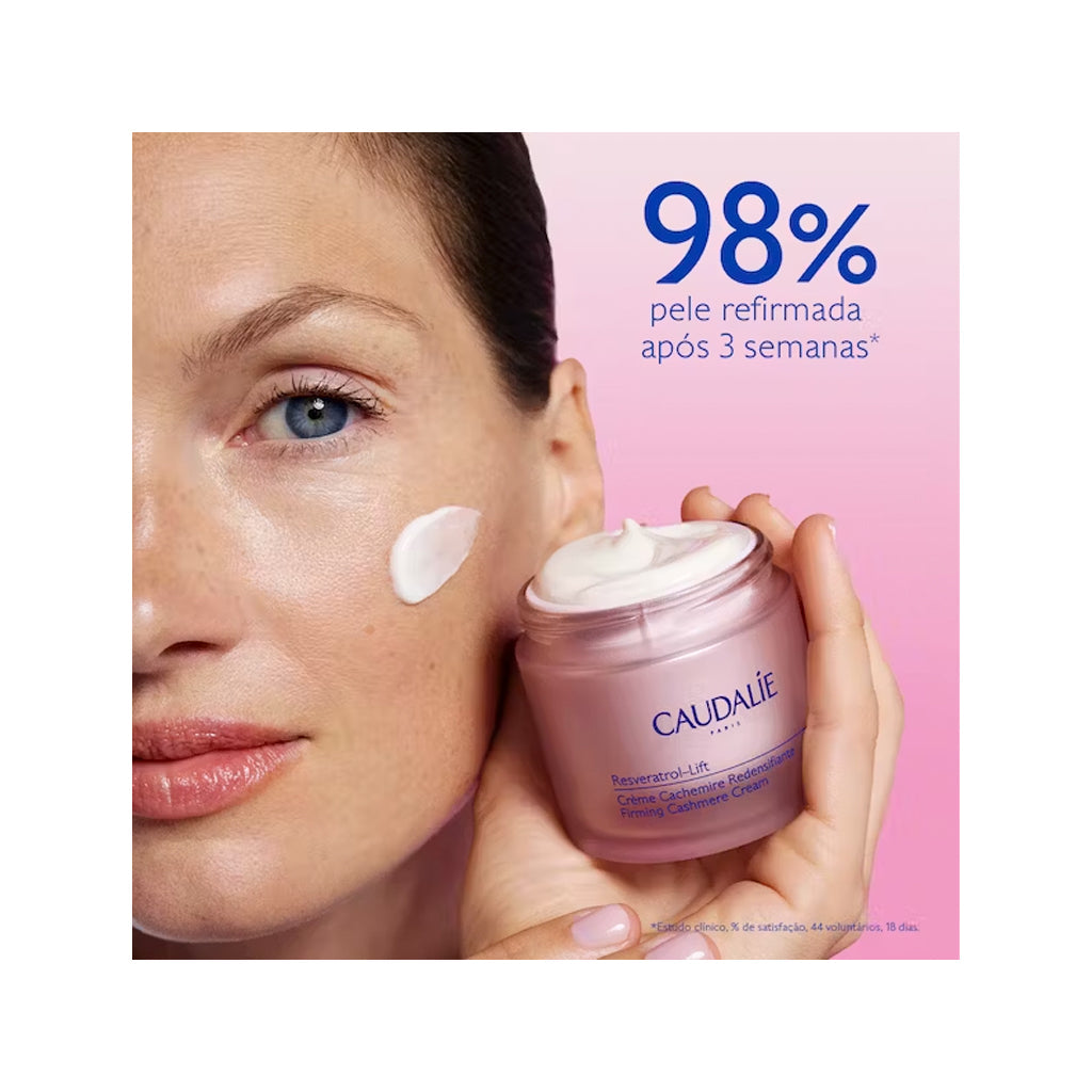 Caudalie Creme Recarga Caxemira Redensificador Resveratrol-Lift