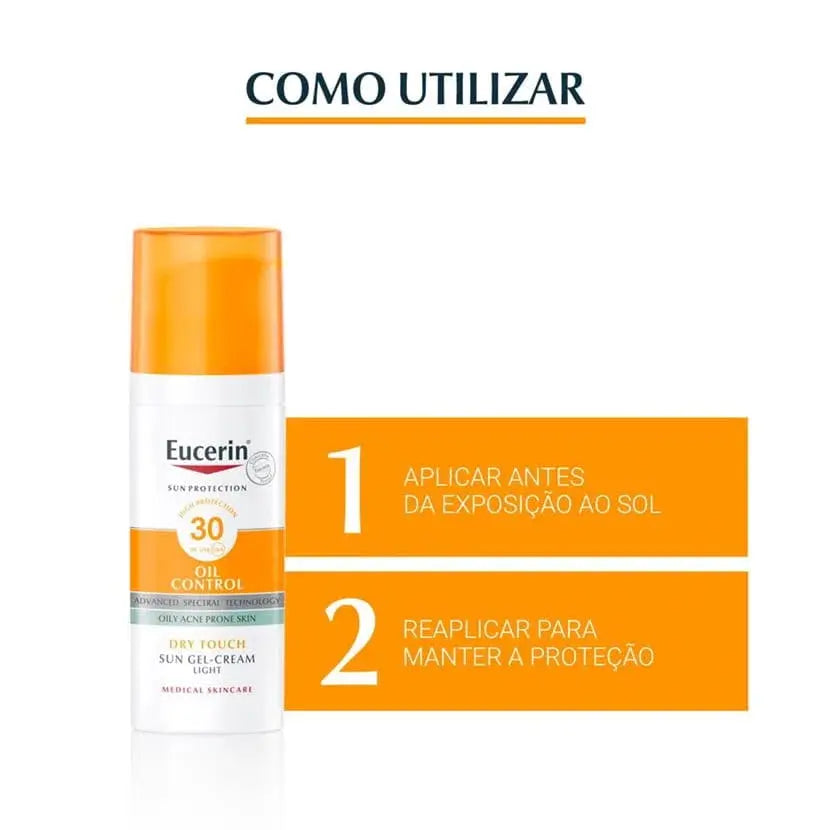 Eucerin Gel-Creme Oil Control Toque Seco SPF30