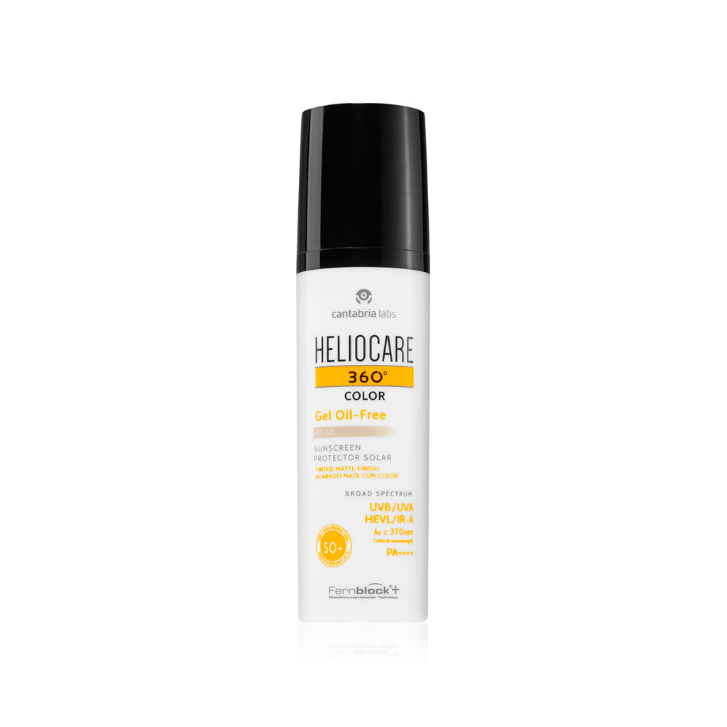 Heliocare 360 Oil Free Gel Cor Mate Bege SPF50+