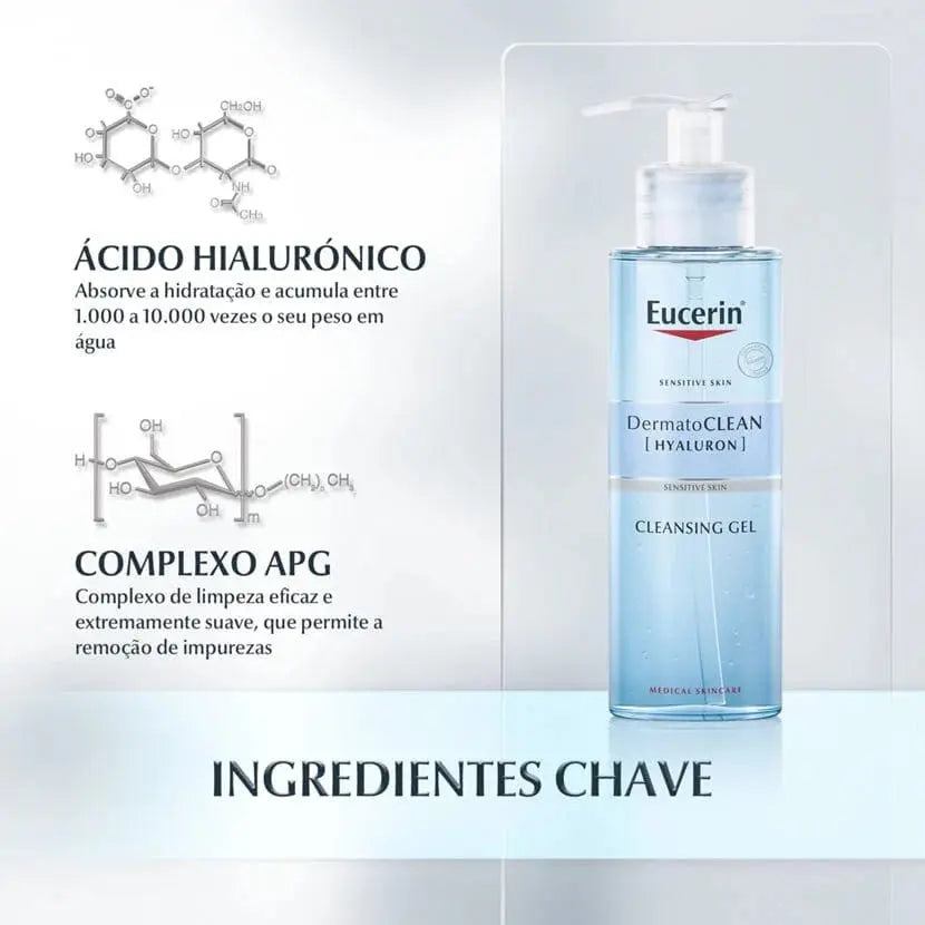 Eucerin Gel de Limpeza Pele Sensível Dermatoclean
