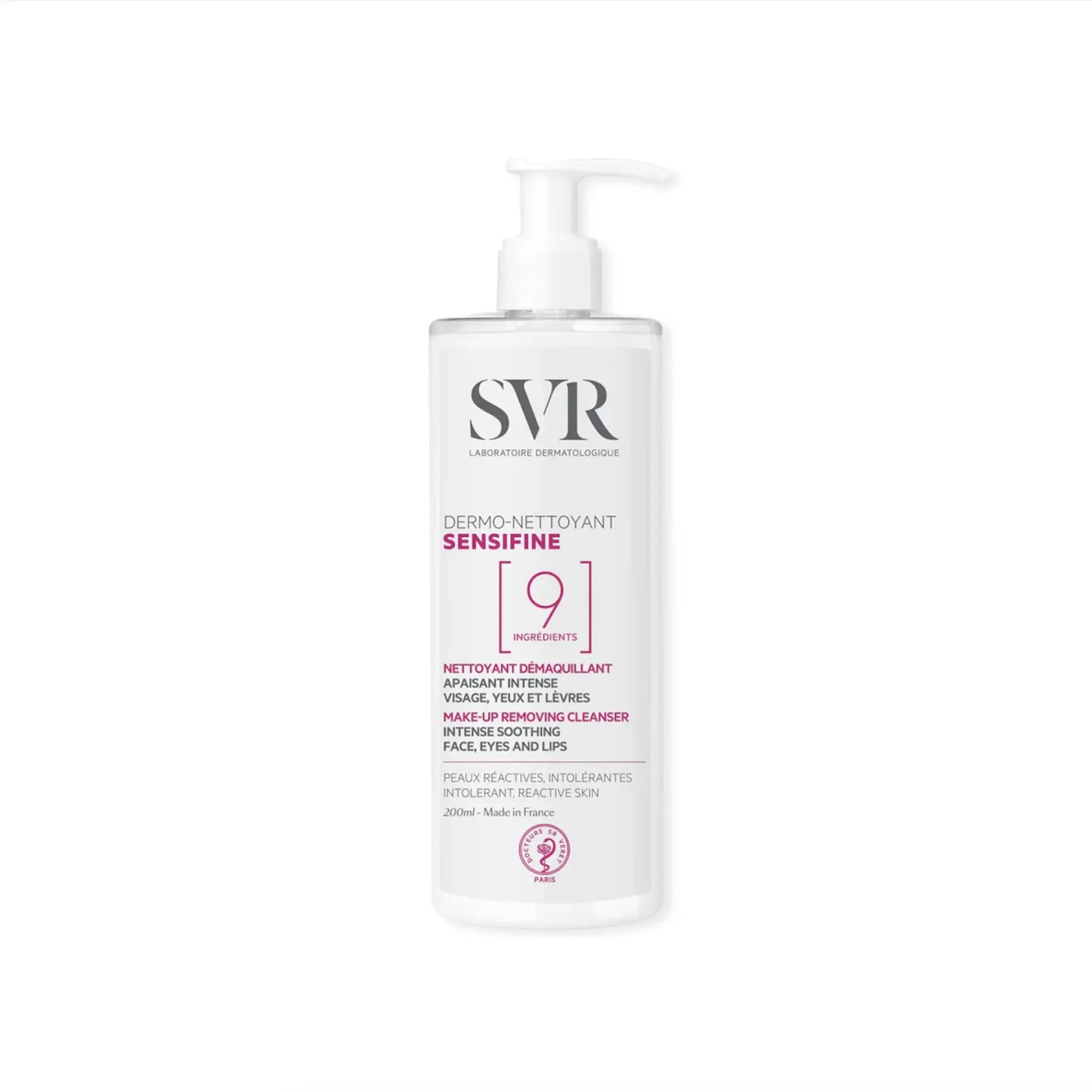 SVR Sensifine Dermo-Nettoyant Leite Limpeza Pele Sensível