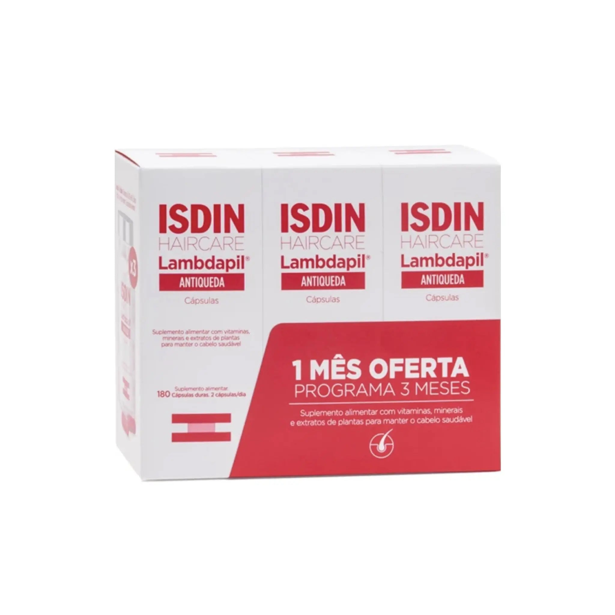 ISDIN Cápsulas Antiqueda Lambdapil, Oferta 1 Mês