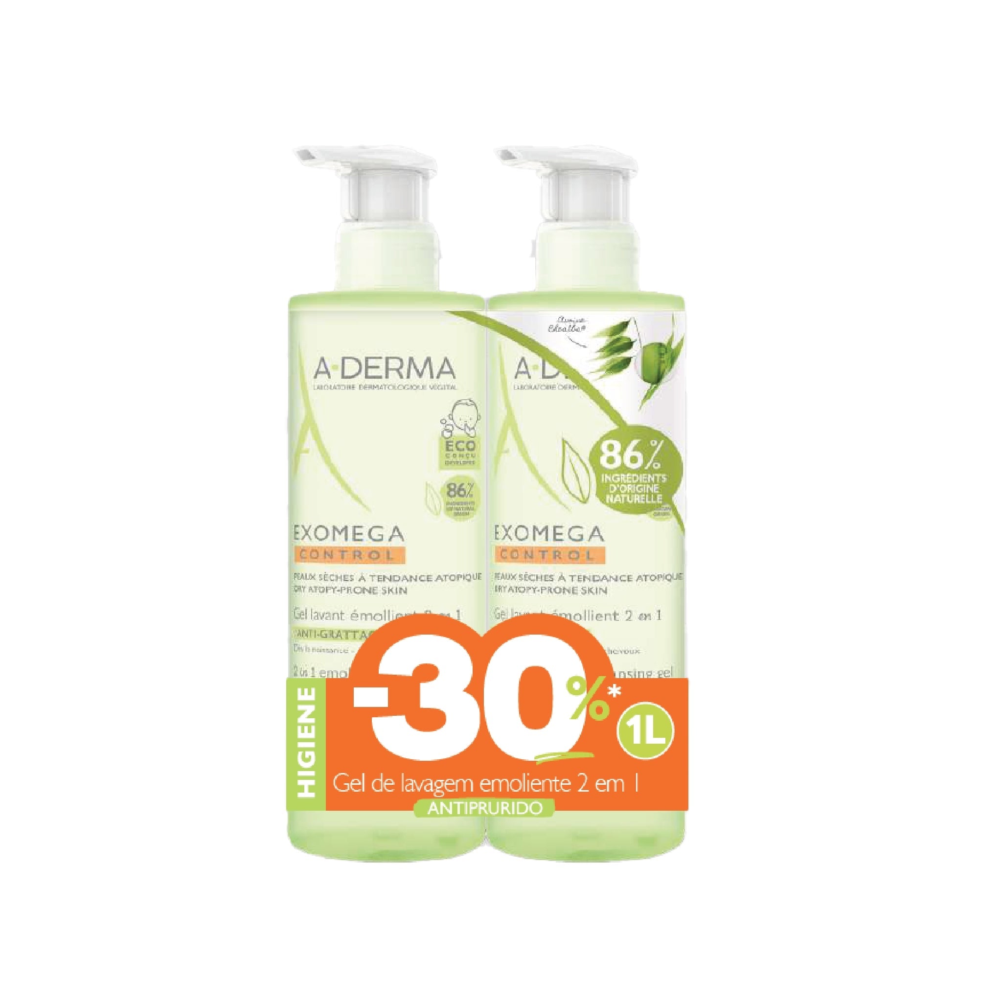 A-DERMA Exomega Control Gel Duche