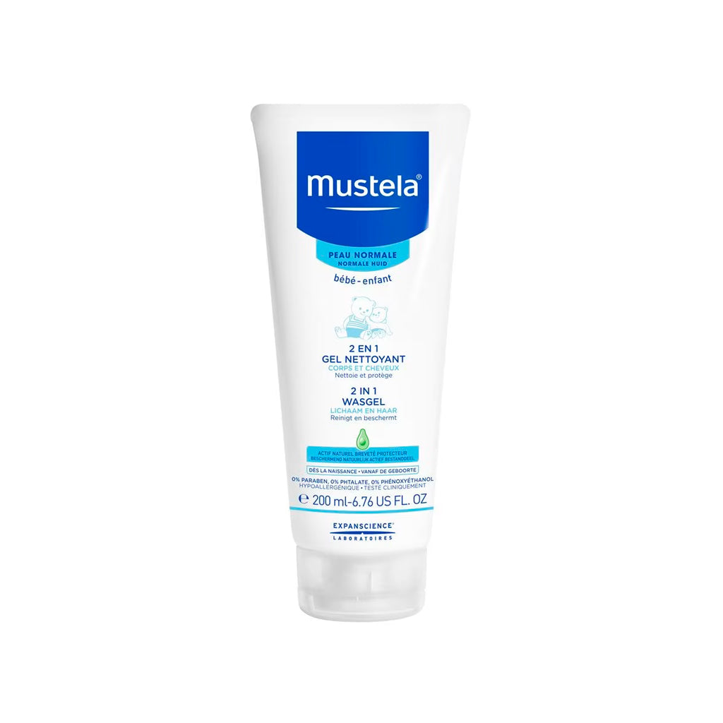 Gel Lavante Corpo e Cabelo 2 em 1 Mustela