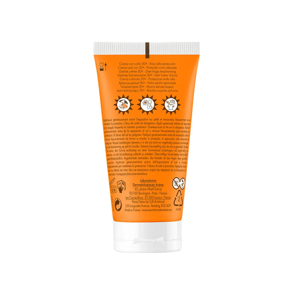 Avène Creme Com Cor SPF50+