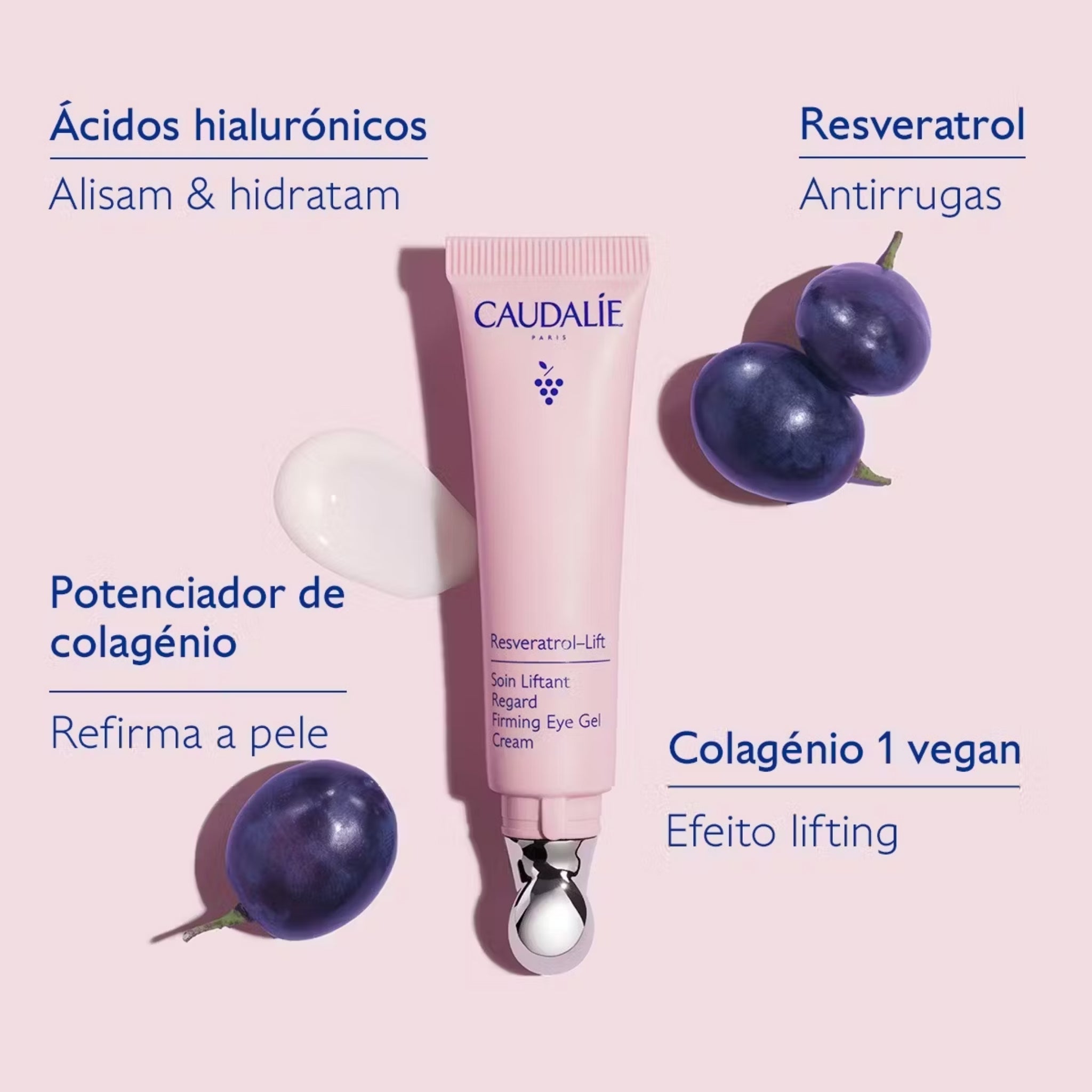 Caudalie Cuidado Efeito Lifting Contorno dos Olhos Resveratrol-Lift