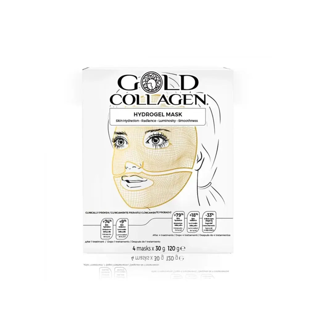Gold Collagen Máscara Hidrogel