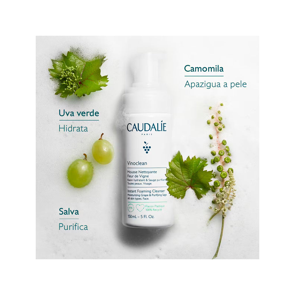 Caudalie Espuma de Limpeza Fleur de Vigne Vinoclean