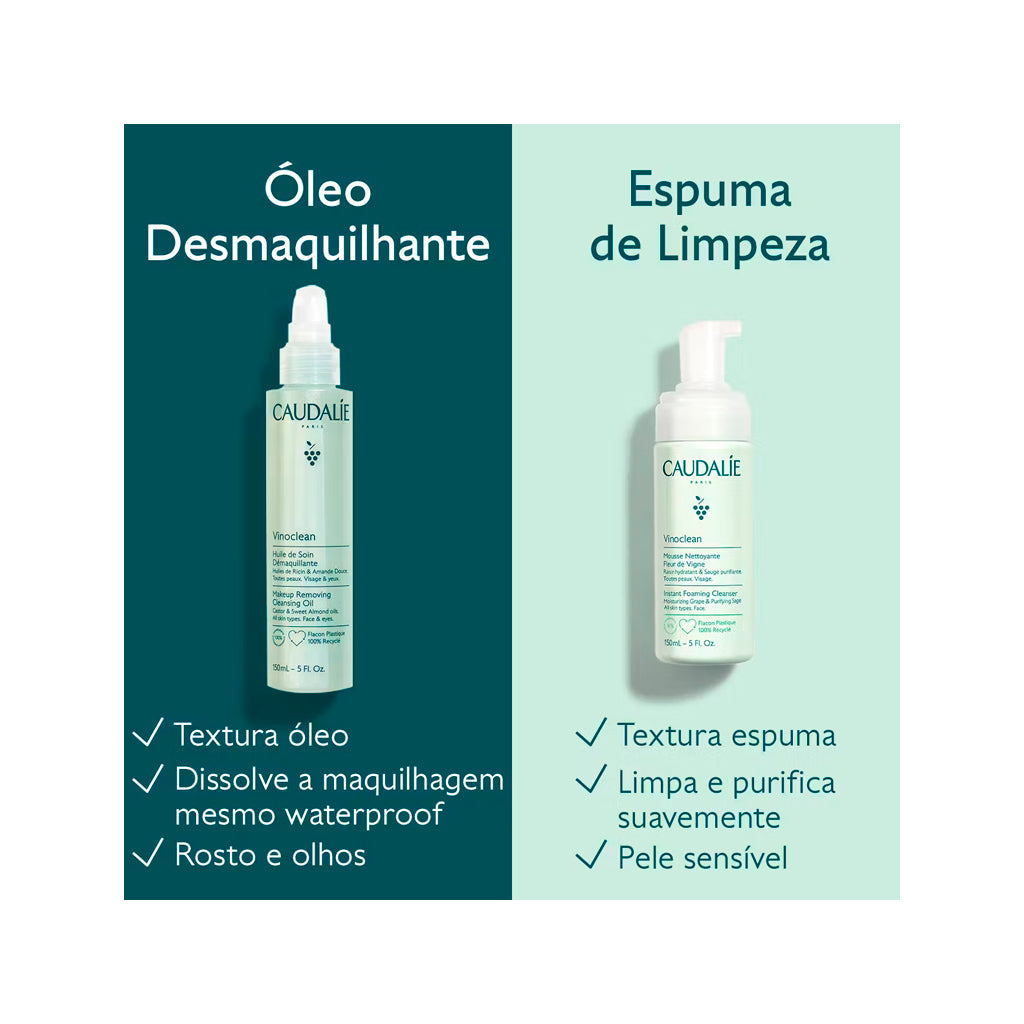 Caudalie Espuma de Limpeza Fleur de Vigne Vinoclean