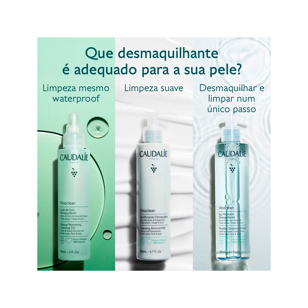 Caudalie Água Micelar Desmaquilhante Vinoclean