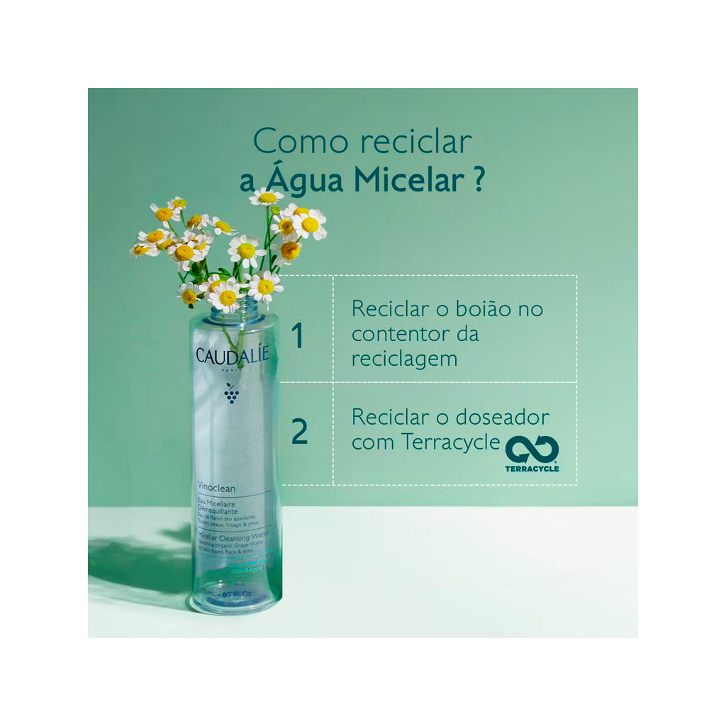 Caudalie Água Micelar Desmaquilhante Vinoclean