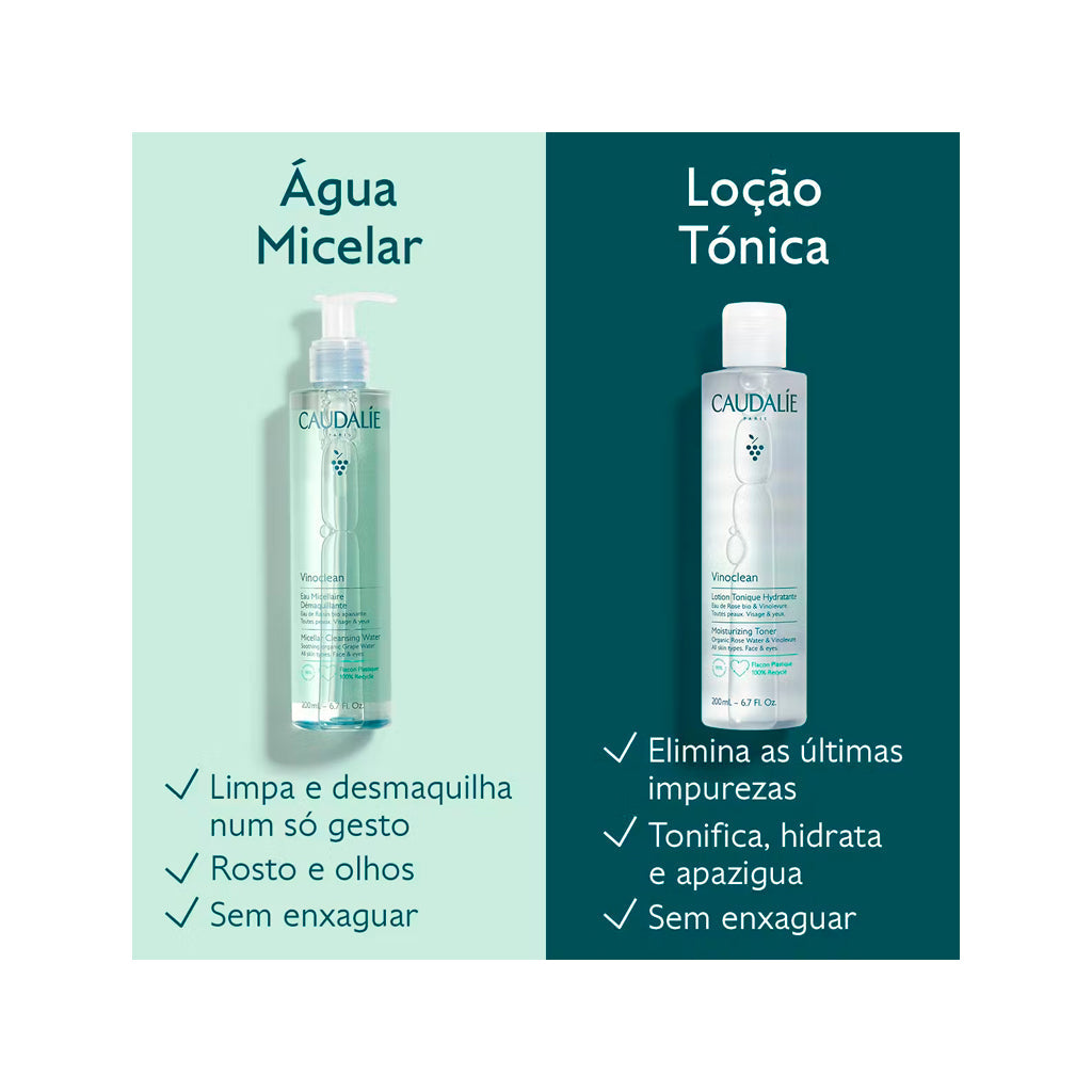 Caudalie Água Micelar Desmaquilhante Vinoclean