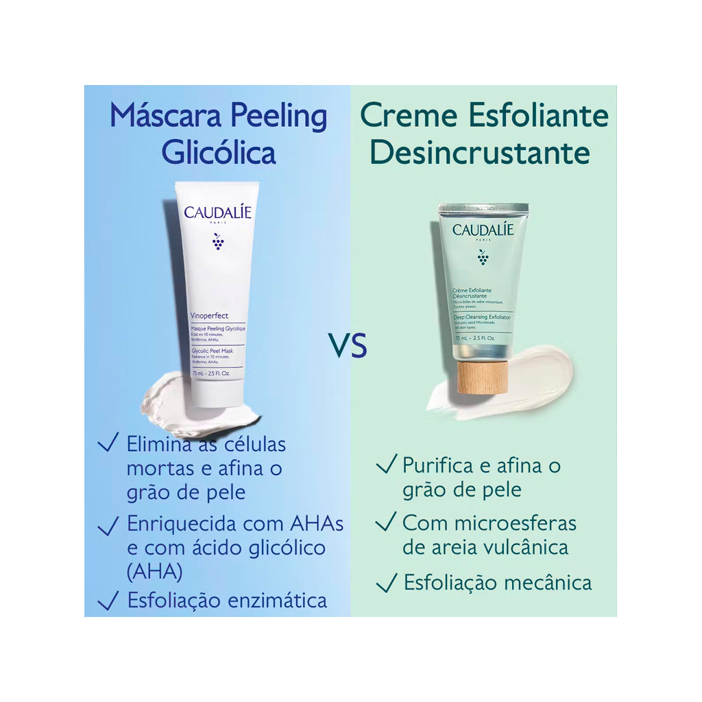 Caudalie Máscara Peeling Glicólica Vinoperfect