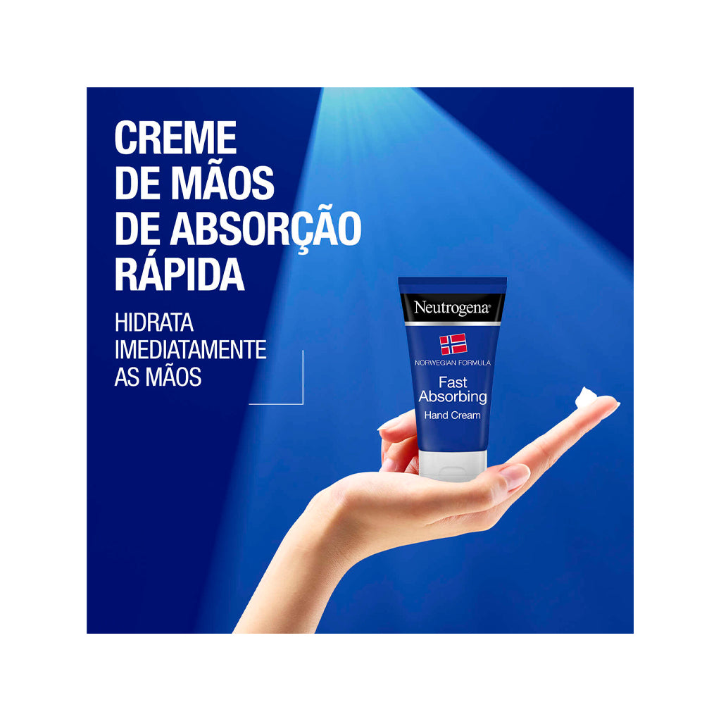 Creme Mãos Absorção Rápida Textura Ligeira