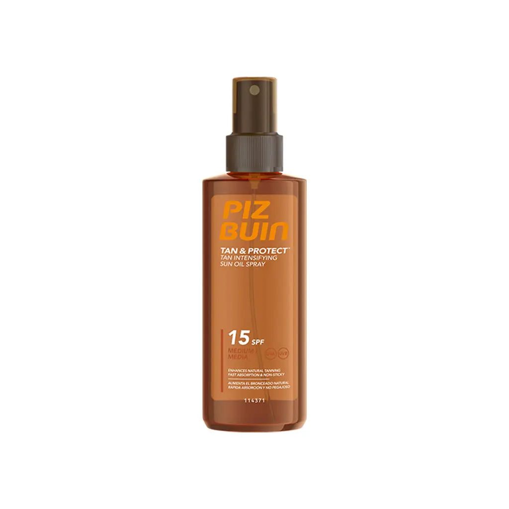 Óleo Solar Tan & Protect Intensificador de Bronzeado FPS15 Piz Buin