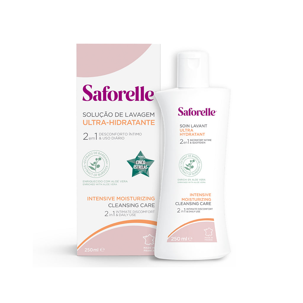 Solução Íntima de Lavagem - Ultra-Hidratante para Pele Sensível Saforelle