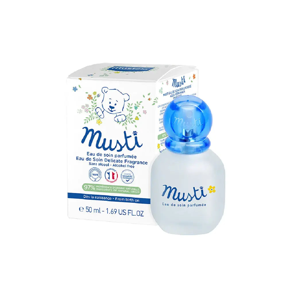 Eau de Soin Musti Fragrância Perfumada Mustela