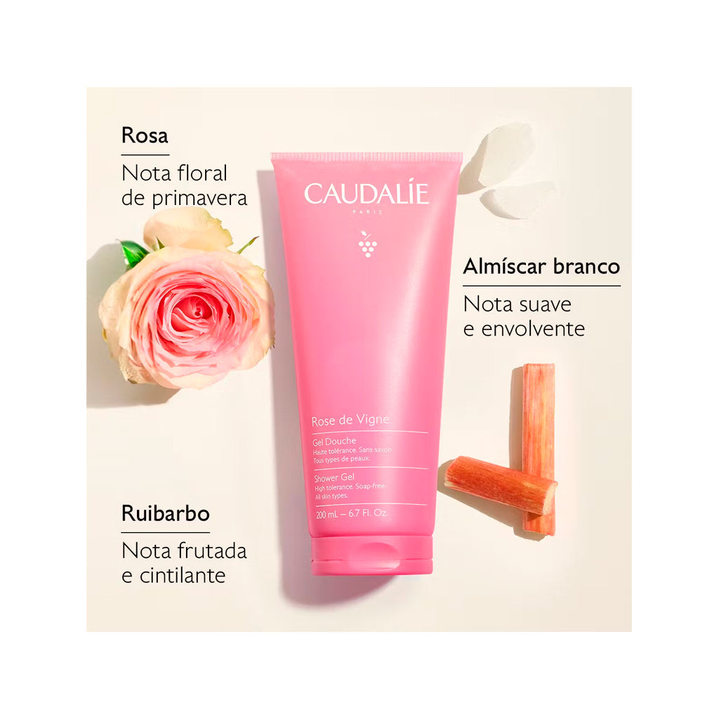 Caudalie Gel Duche Rose De Vigne