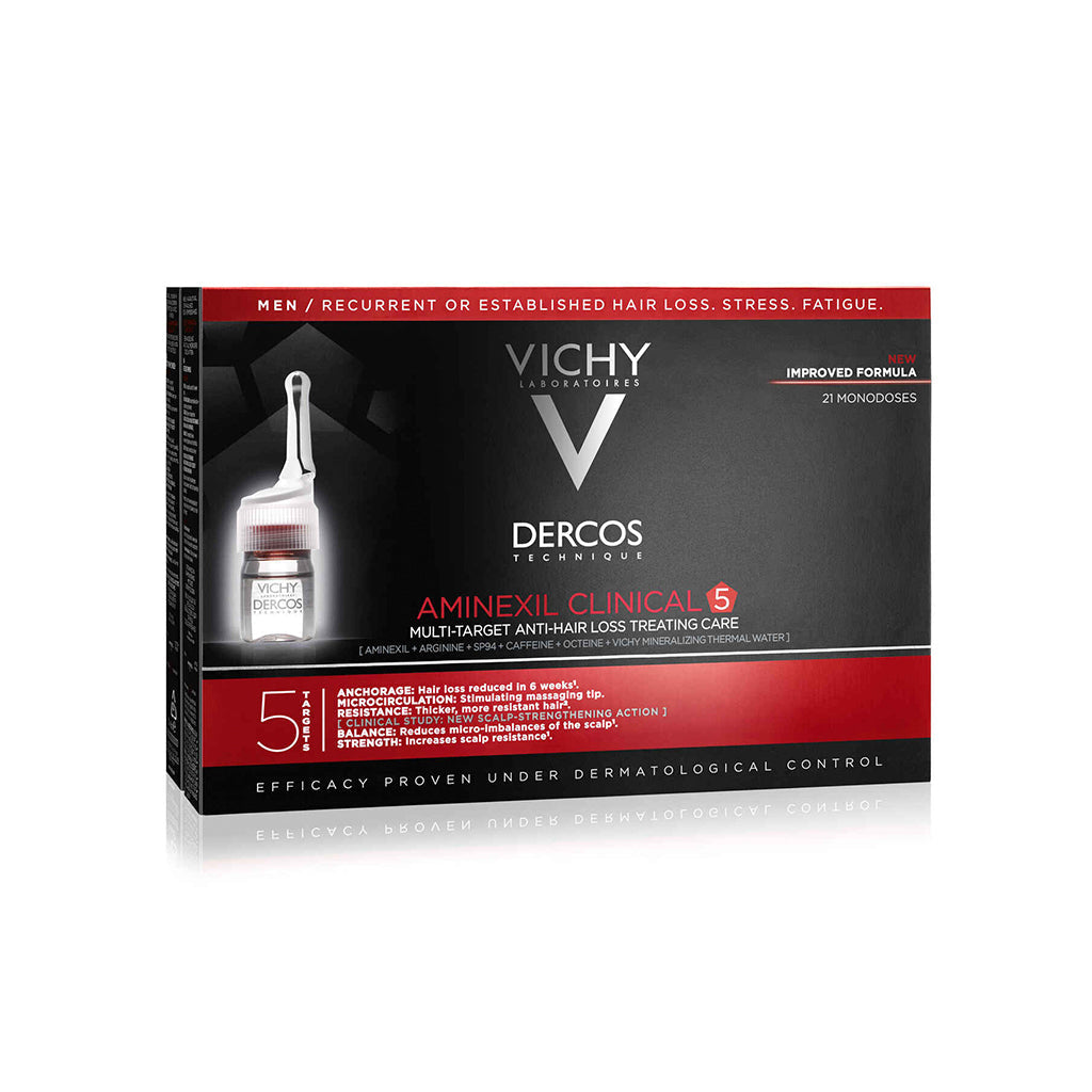 Dercos Ampolas Antiqueda Homem Aminexil Clin5