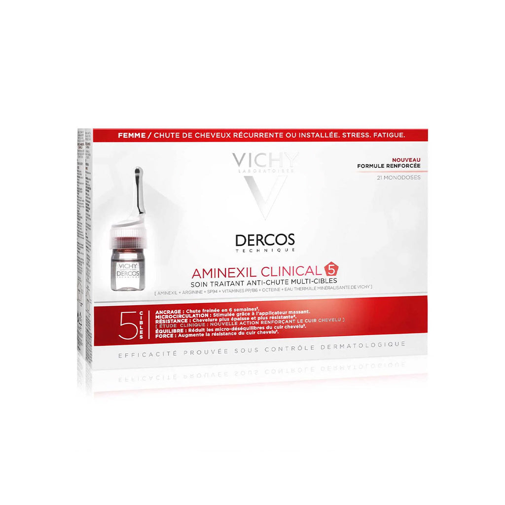 Ampolas Antiqueda Mulher Aminexil Clin5 Dercos