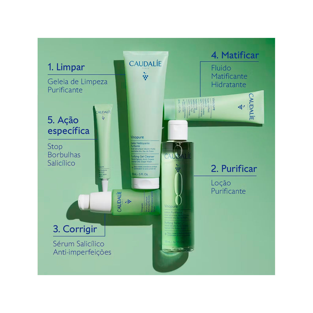 Caudalie Fluido Matificante Hidratante Vinopure