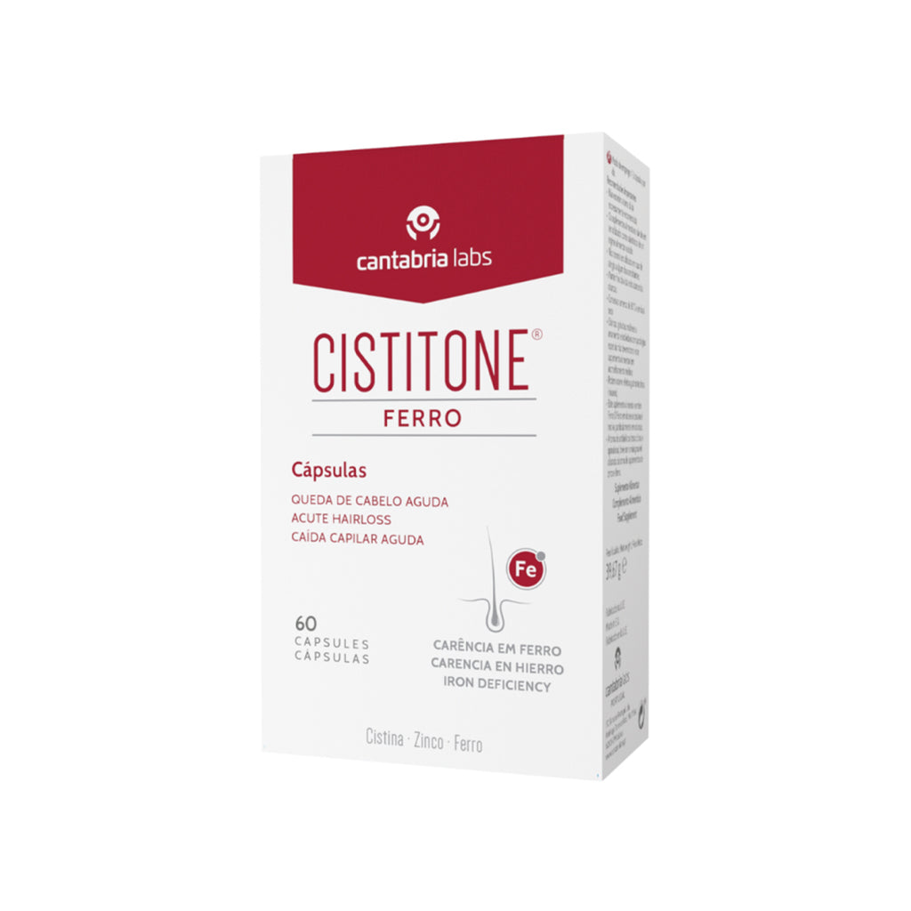 Cistitone Cápsulas Queda de Cabelo Ferro