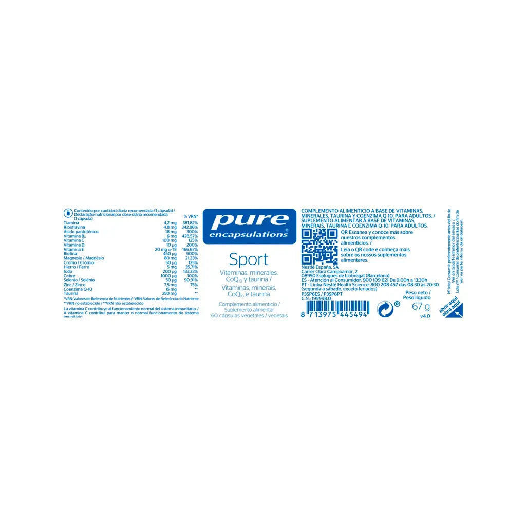 Pure Encapsulations Sport